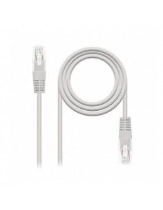 Cable red nanocable latiguillo rj45 utp cat6 10m gris