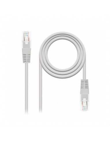 Cable red nanocable latiguillo rj45 utp cat6 10m gris