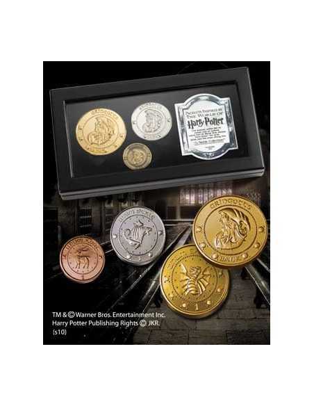 Replica the noble collection harry potter monedas de gringotts expositor