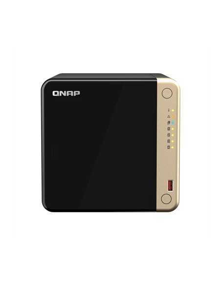 Servidor nas qnap ts - 464 - 8g 4xhdd - bay 2x2.5gbe 4xusb