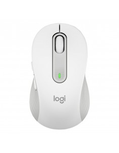 Mouse raton logitech m650 for business mediano wireless inalambrico blanco crudo