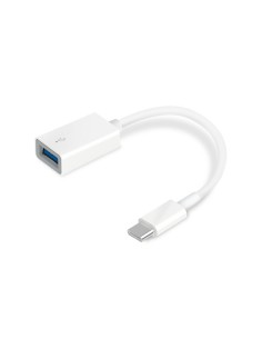 Adaptador usb 3.0 tipo c a usb tipo a tp - link uc400 macho - hembra blanco