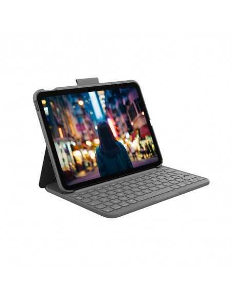 Funda logitech slim folio con teclado para ipad