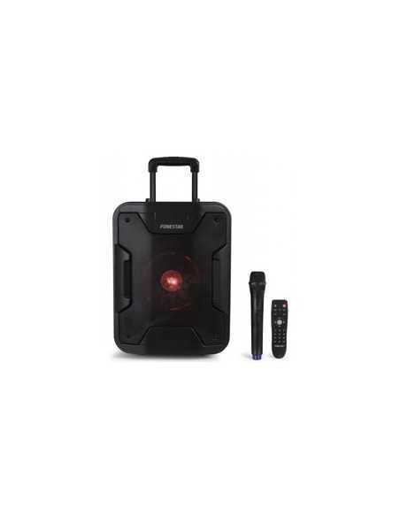 Altavoz portatil fonestar california 200w - jack - auxiliar - funcion karaoke - bluetooth - usb - mp3 - radio fm - microfono