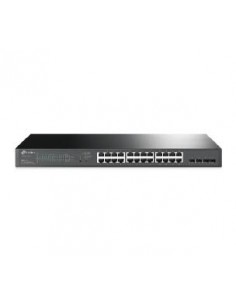 Switch 28 puertos 10 - 100 - 1000 poe 250w +4 sfp gestion l2+ tp - link