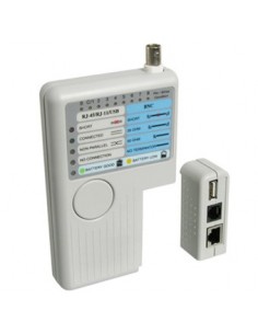 Tester probador de cables wp rj11 - rj12 - rj45 - bcn - usb
