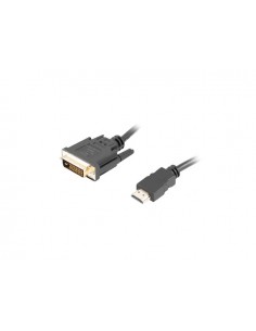 Cable hdmi lanberg macho - dvi - d 24+1 macho 4k dual link 3m negro