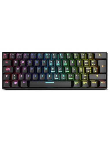 Teclado mini krom gaming kluster rgb wireless
