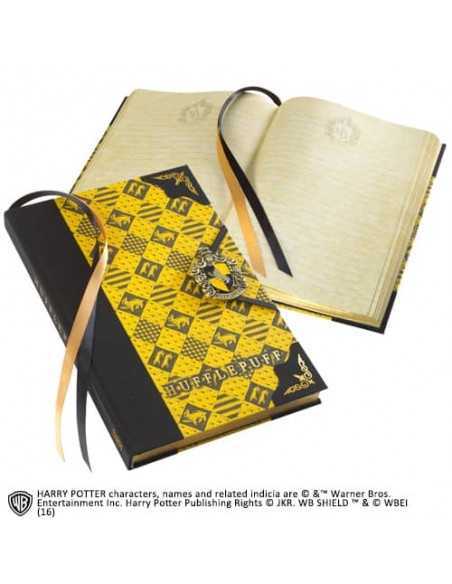 Libreta diario the noble collection harry potter hufflepuff cierre especial