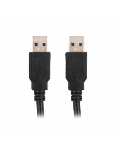 Cable usb 3.0 lanberg 0.5m - macho - macho - negro