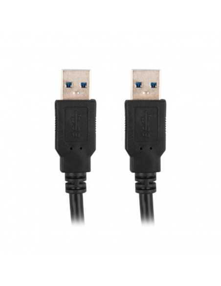 Cable usb 3.0 lanberg 0.5m - macho - macho - negro