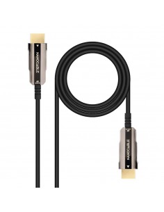 Cable hdmi 4k nanocable 10m - macho - macho fibra optica