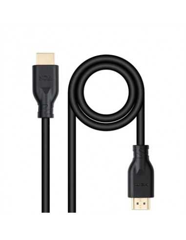 Cable hdmi v2 nanocable 1.m negro - macho - macho 4k@60hz 18gbps ccs