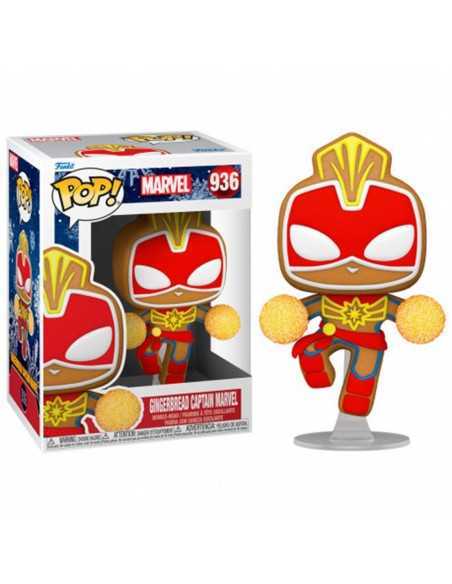 Funko pop marvel navidad galleta jengibre capitana marvel 50661