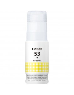Botella tinta canon gi - 53y amarilla