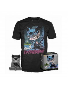 Pop & tee dc jim lee catwoman funko + camiseta talla xl