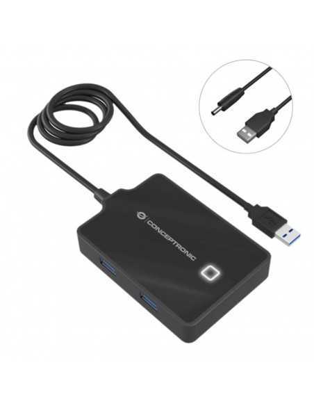 Hub usb 3.0 conceptronic hubbies11b 4 puertos - cable 90cm