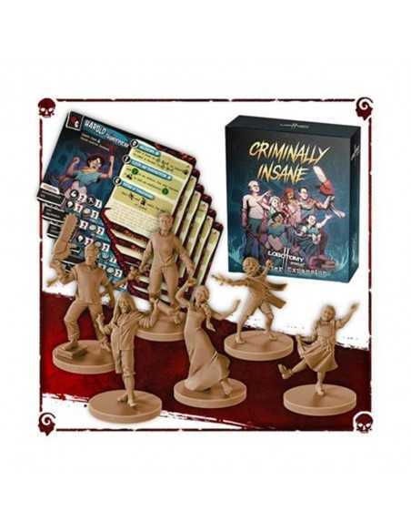 Juego de mesa lobotomy 2 criminally insane ward edad recomendada 14 aÃ±os idioma ingles