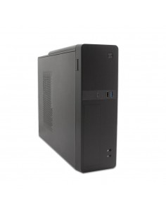 Caja ordenador sobremesa coolbox microatx slim t310 usb - c lector de tarjetas fuente sfx 300w bronze incluida