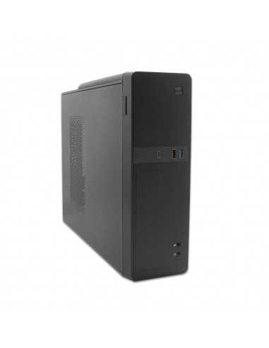 Caja ordenador sobremesa coolbox microatx slim t310 usb - c lector de tarjetas fuente sfx 300w bronze incluida
