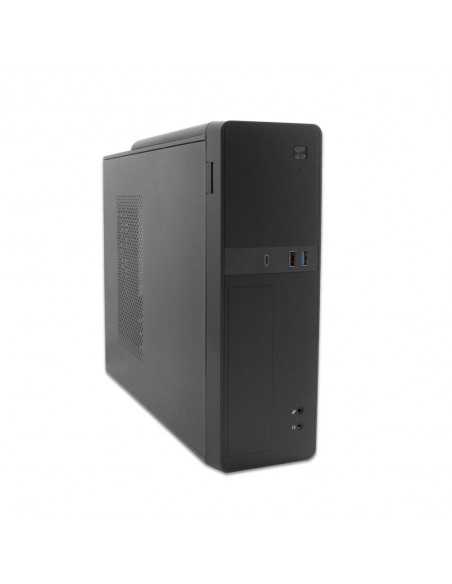 Caja ordenador sobremesa coolbox microatx slim t310 usb - c lector de tarjetas fuente sfx 300w bronze incluida