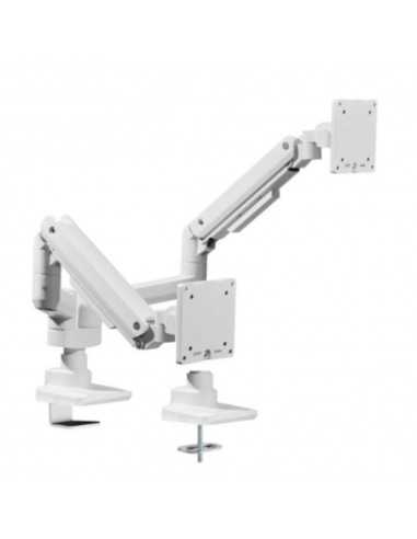 Soporte mesa equip vesa hasta 35 pulgadas 100x100 max 20kg doble pantalla blanco