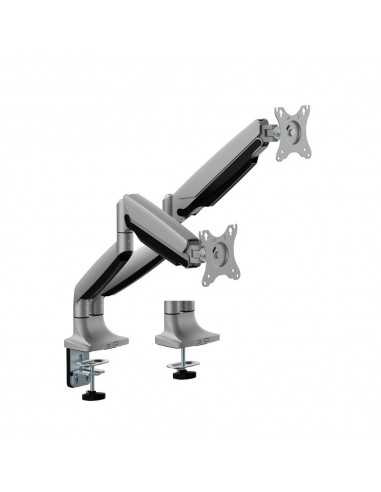 Soporte mesa ewent vesa hasta 35 pulgadas 100x100mm max 15kg 2 brazos