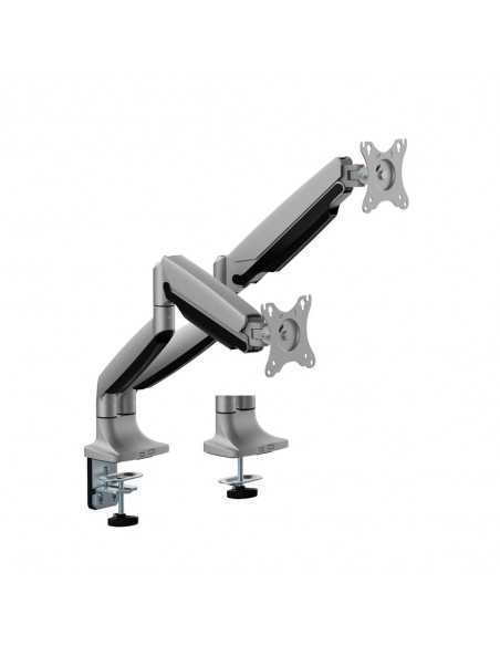 Soporte mesa ewent vesa hasta 35 pulgadas 100x100mm max 15kg 2 brazos