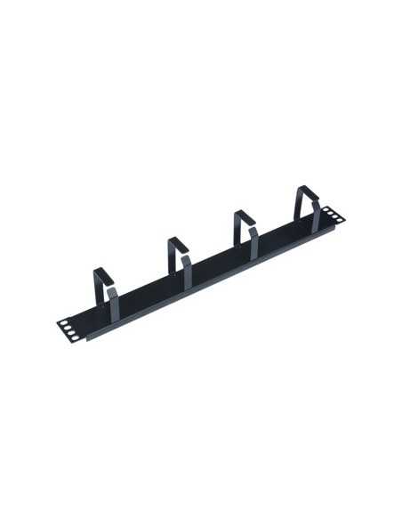 Panel pasa cables wp 1u - metalico - negro
