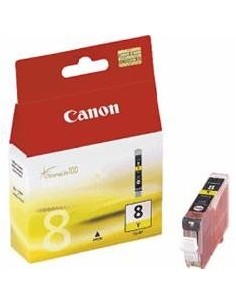 Cartucho tinta canon cli8 amarillo 8ml pixma 4200 - 5200 - 6600 - mp500 - 800