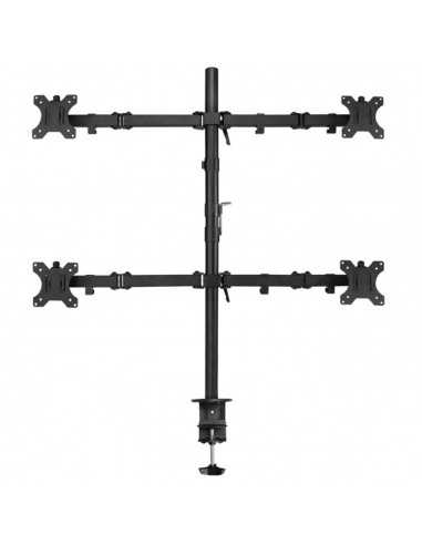Soporte de mesa ewent ew1514 para 4 monitores tv hasta 32 pulgadas