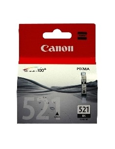 Cartucho tinta canon cli 521bk negro 9ml pixma 3600 - 4600 - 4700 - mp540 - 550 - 560 - 620 - 630 - 640 - 980 - mx860 - 870