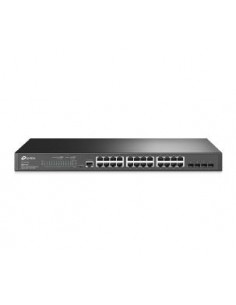 Switch 24 puertos 10 - 100 - 1000 + 4 sfp l2 tp - link