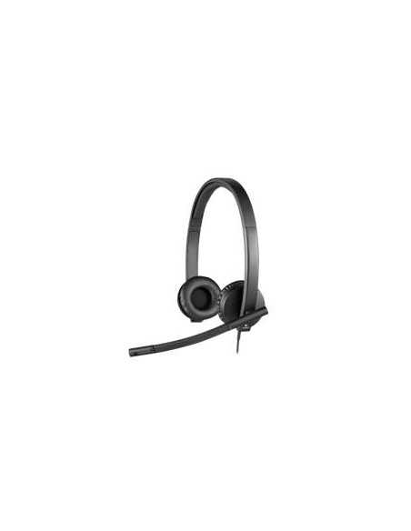 Auriculares logitech h570e con microfono - stereo diadema - usb