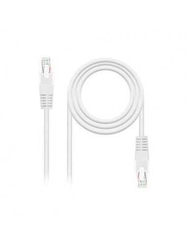 Latiguillo cable red utp cat6 rj45 nanocable 1m blanco awg24