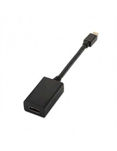 Cable nanocable conversor minidisplay port a hdmi macho - hembra 15cm negro