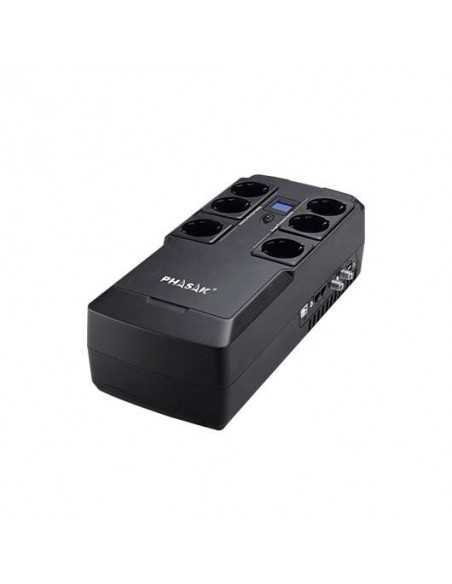 Sai ups phasak 800va interact kyptos ph 9478 s 3xschuko 3xsurge protect rj45 usb