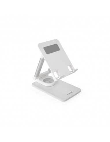 Soporte tooq plegable para tablet hasta 12.9 pulgadas blanco