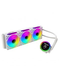 Kit de refrigeracion liquida keep out xwc - 360 pro display blanco