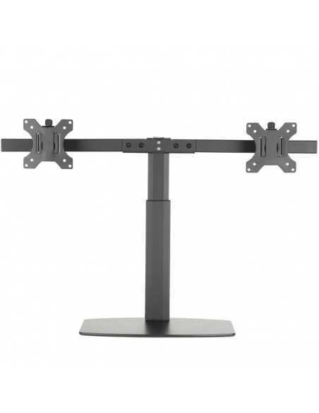 Soporte de mesa ewent ew1538 con resorte de gas para 2 monitores de hasta 27 pulgadas