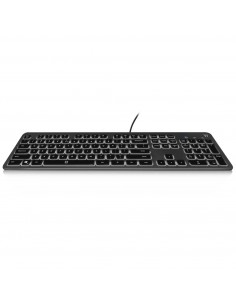 Teclado usb multimedia ewent ew3269 con retroiluminacion