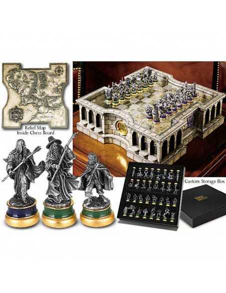 Replica ajedrez the noble collection el seÃ±or de los anillos edicion limitada deluxe