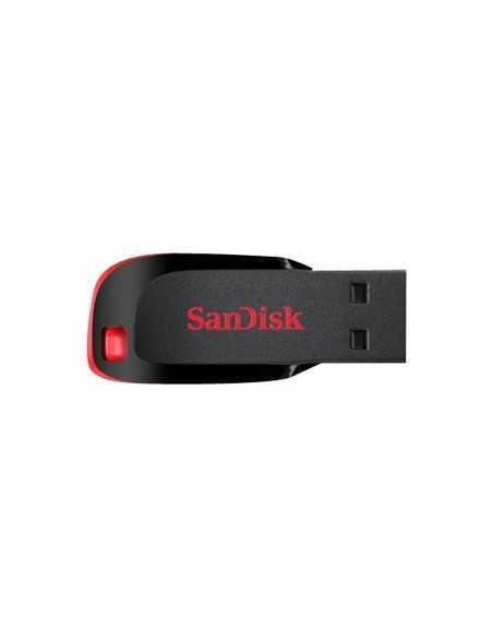 Memoria usb 2.0 sandisk 128gb cruzer blade rojo