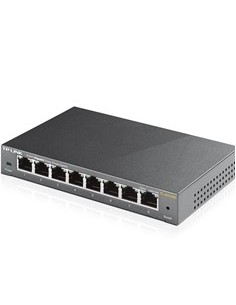 Switch 8 puertos 10 - 100 - 1000 tp - link gris