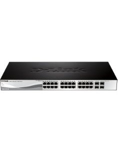 Switch d - link 28 puertos 19 pulgadas l2 giga