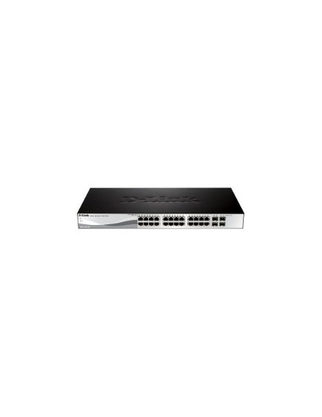 Switch d - link 28 puertos 19 pulgadas l2 giga