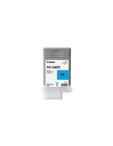 Cartucho canon pfi106pc foto cian ipf6300s - ipf6400s - ipf6300 - ipf6350 - ipf6400 - ipf6450
