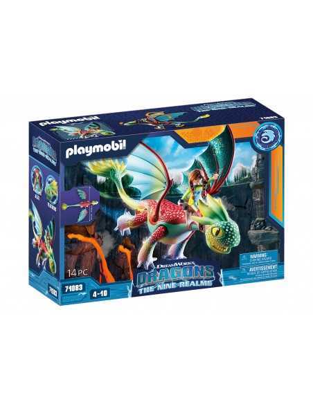 Playmobil dragones: nine realms: feathers & alex
