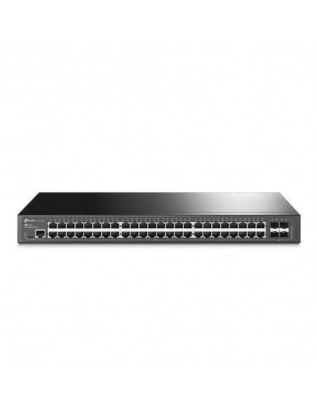 Switch 48 puertos tp - link 10 - 100 - 1000 rack 19 pulgadas 1u +4sfp gestion l2