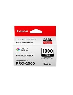 Cartucho canon pfi - 1000 mbk negro mate pro - 1000